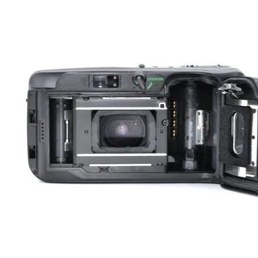 動作OK】OLYMPUS μ[mju:] ZOOM DELUXE ブラック コンパクトフィルム