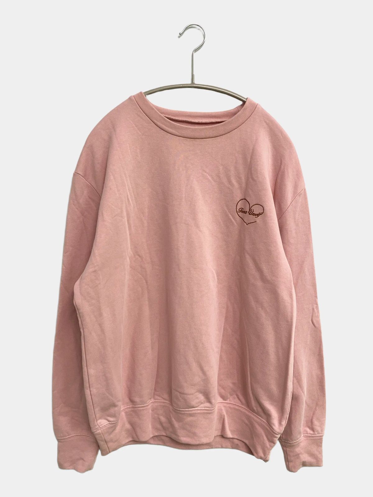Treat Urself トリートユアセルフ スウェット F ピンク コットン 