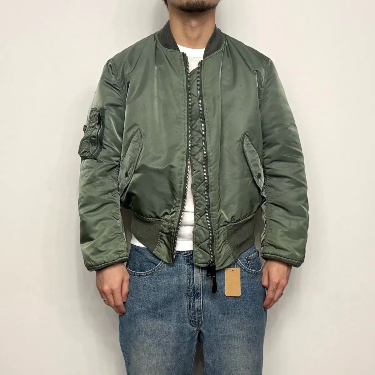 90s ALPHA アルファ インダストリーズ MA-1 made in USA - メルカリ