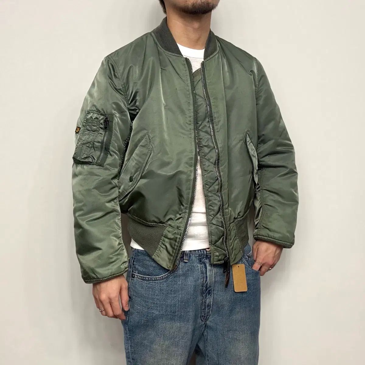 90s ALPHA アルファ インダストリーズ MA-1 made in USA - メルカリ