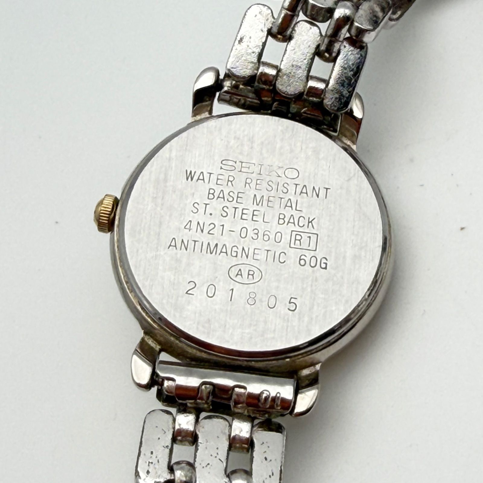電池新品】SEIKO LUCENT 4N21-0360 レディース 腕時計 ローマ数字