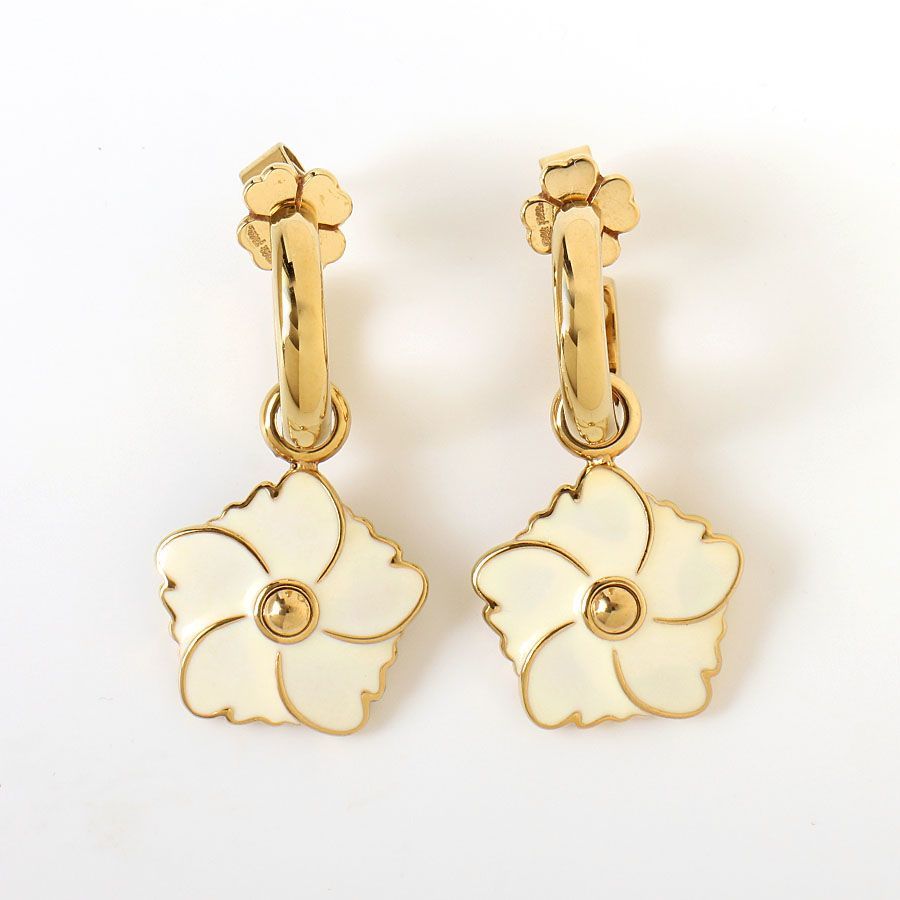 ANC26115 Folli Follie フォリフォリ ピアス フラワーモチーフ