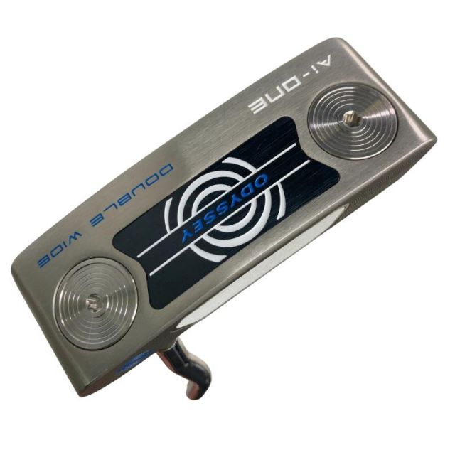 【中古】 オデッセイ Ai-ONE DOUBLE WIDE DB シルバー 33インチ パター PT STROKE LAB 90 スチール (フレックスその他) メンズ 男性用 右利き 右用 Cランク ゴルフクラブ