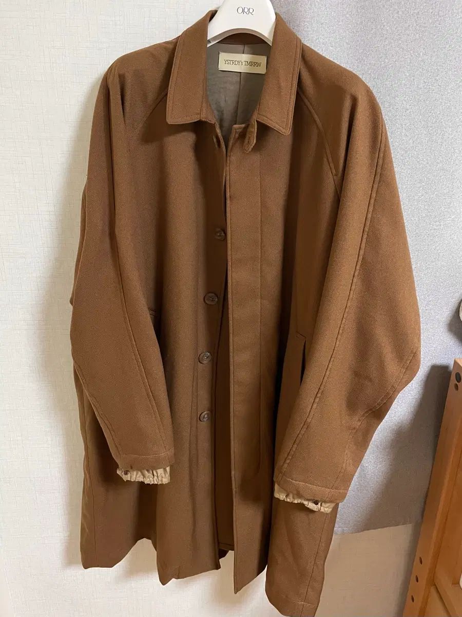 イエスタデイ トゥモロー シングルコート レイヤード バルマカーンコート
