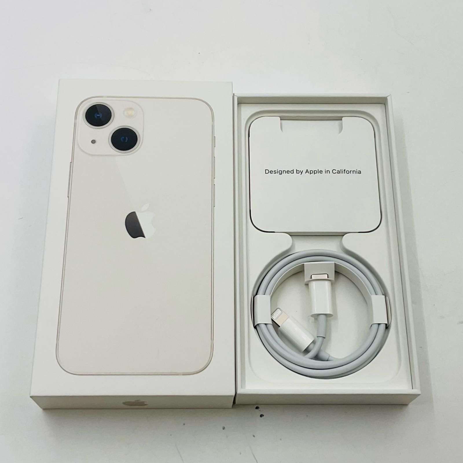 iPhone 13 mini 256GB スターライト SIMフリー やや傷や汚れあり