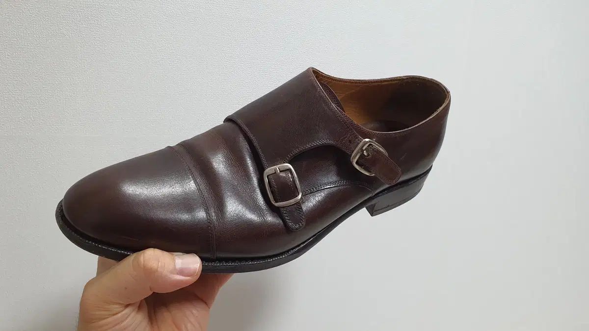 YANKO ヤンコー ダブルモンク 靴 UK7サイズ (260程度)