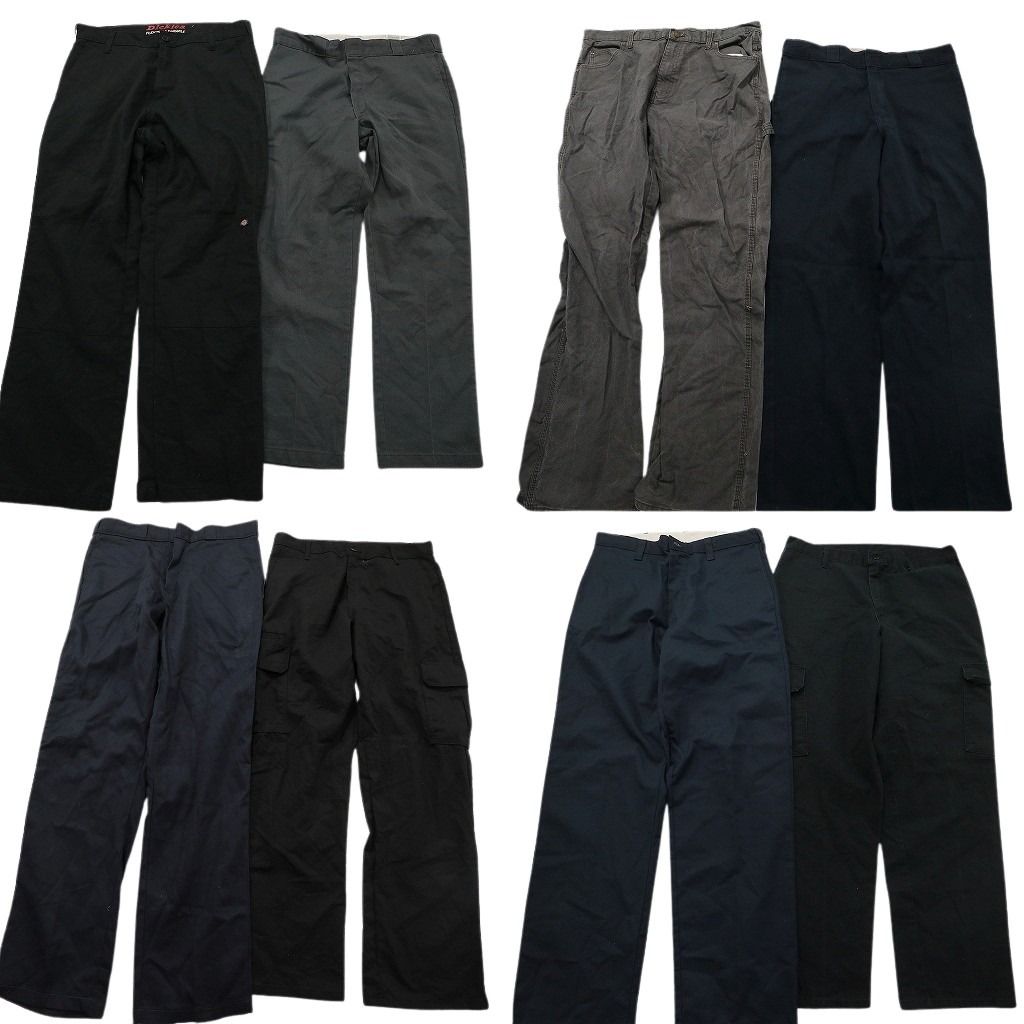 古着卸 まとめ売り ディッキーズ パンツ 8枚セット ( メンズ 34 ) 中古 古着 NH4099
