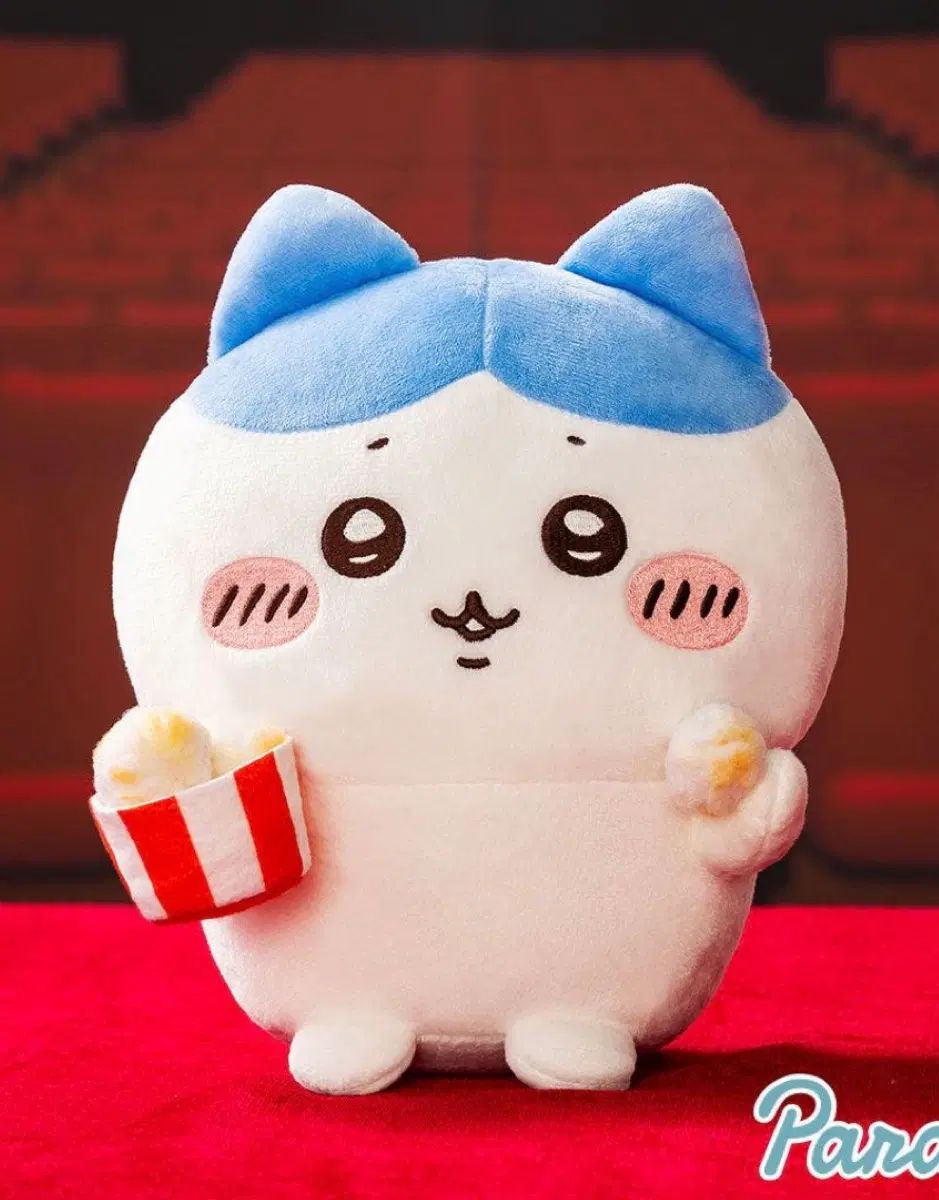 ちいかわ ハチワレ ポップコーンスリーブ ぬいぐるみ