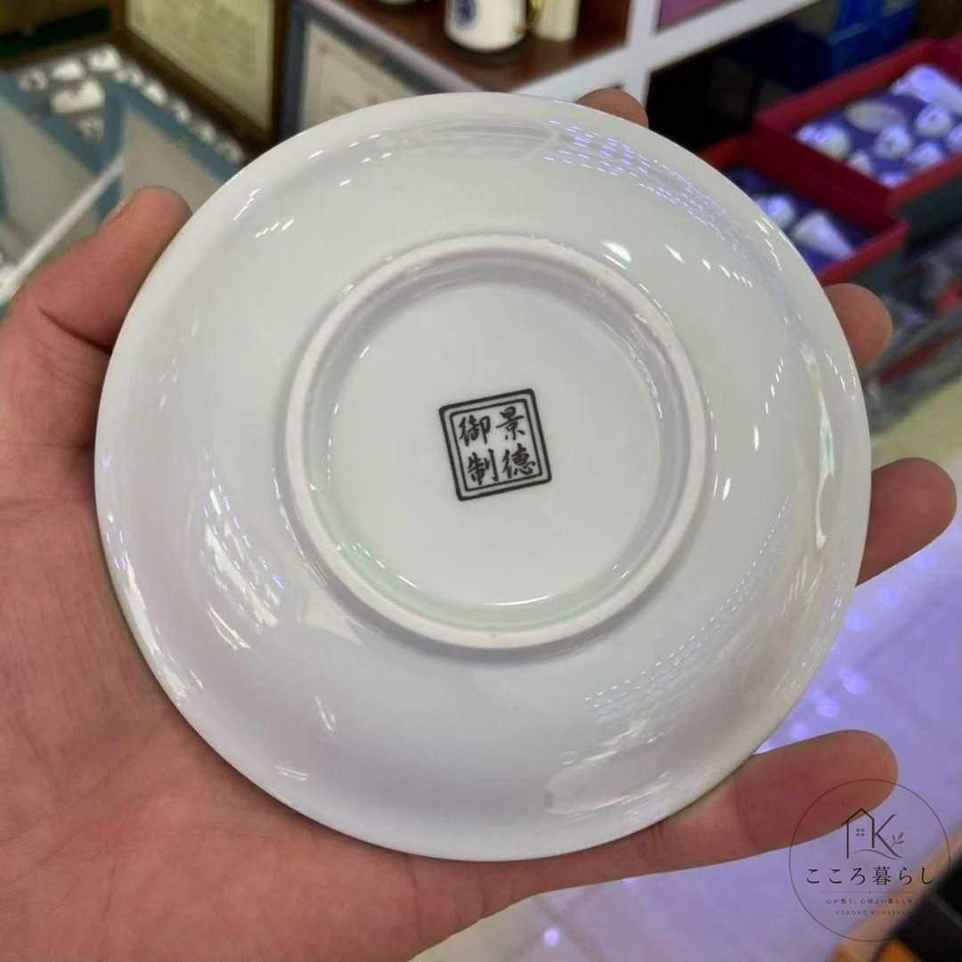景徳鎮 陶磁器 斗彩描金 枝 三才盖碗 茶碗 煎茶器 新品未使用 - メルカリ