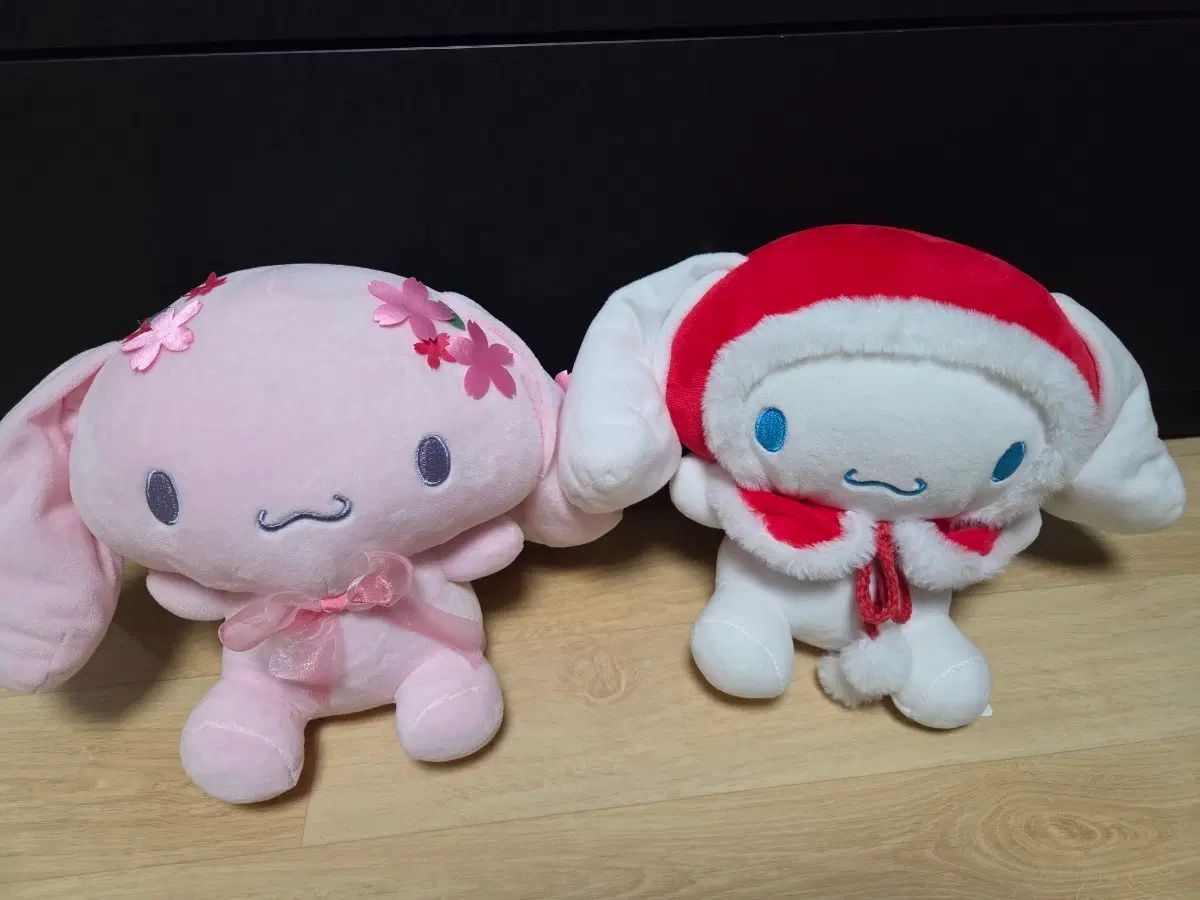 シナモロール ぬいぐるみ 桜 サンタ 2種 まとめ