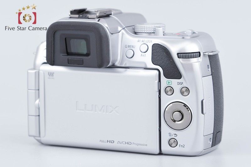 中古】Panasonic パナソニック LUMIX G DMC-G5 シルバー レンズキット