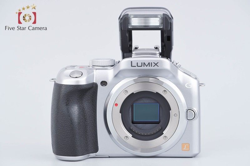 中古】Panasonic パナソニック LUMIX G DMC-G5 シルバー レンズキット