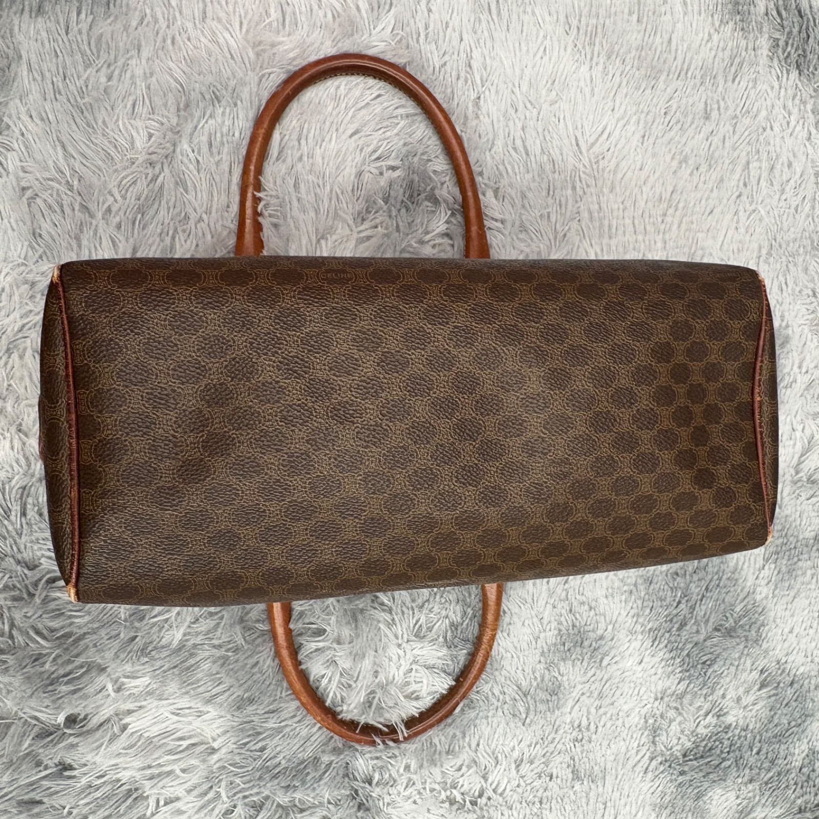 CELINE セリーヌ ハンドバッグ マカダム柄 トリオンフ ミニボストン