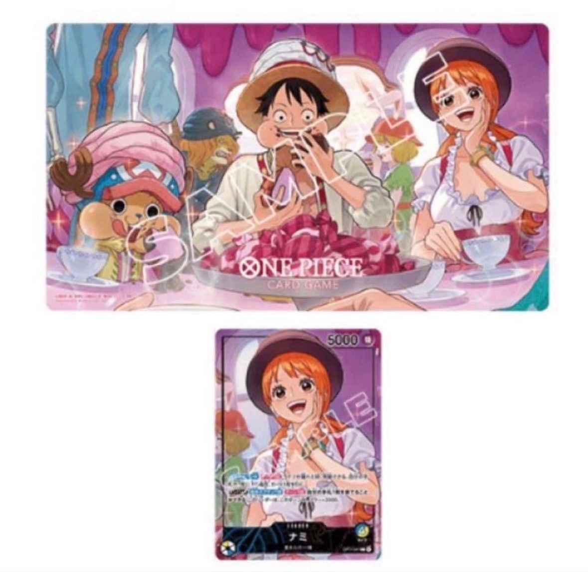 オフィシャルプレイマット＆カードセット Whole Cake Island Arc ナミ