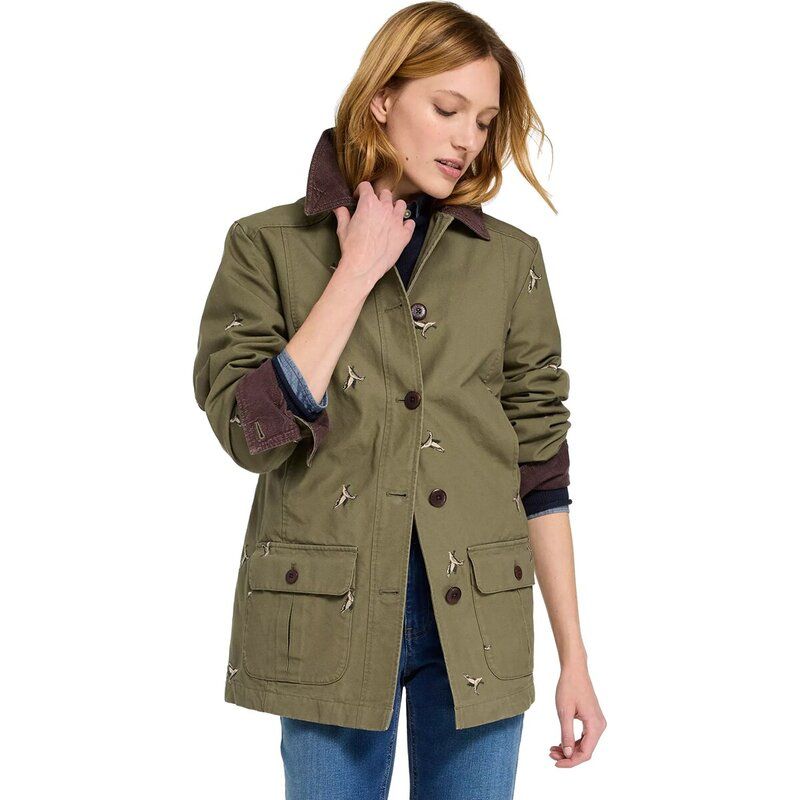 エルエルビーン レディース アウター ジャケット・ブルゾン プリント コート LLBean Adirondack Barn Flannelined Print Regular Coat Womens