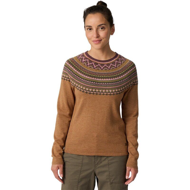 ロイヤルロビンズ レディース アウター ニット・セーター Royal Robbins Westlands Fairisle Crew Womens Tawny Heather Manzanita Pt 24,708円