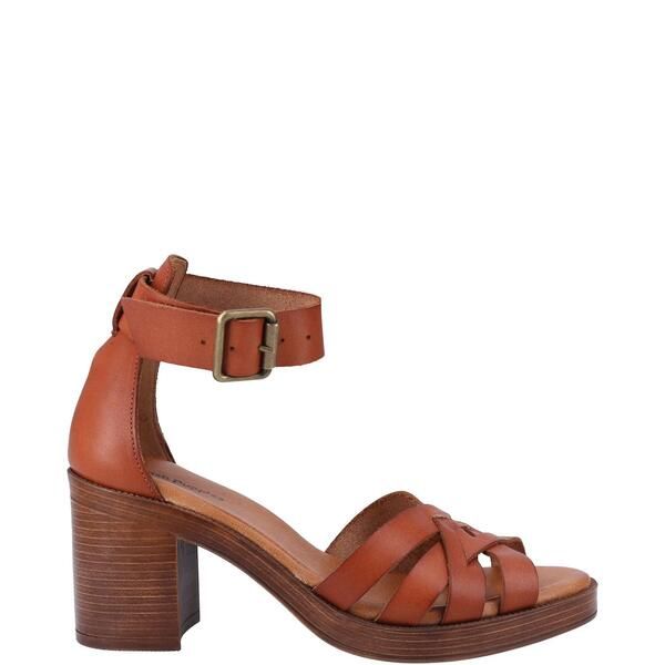 ハッシュパピー レディース シューズ サンダル レザー ヒール Hush Puppies Womens Giselleather Heeled Sandals Tan タン