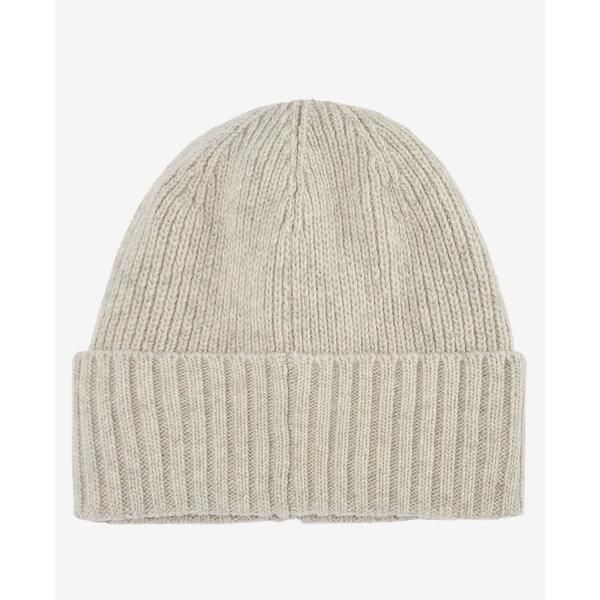 バブアー メンズ アクセサリー 帽子 ウール Barbour Carlton Wool Mix Beanie Light Grey グレー