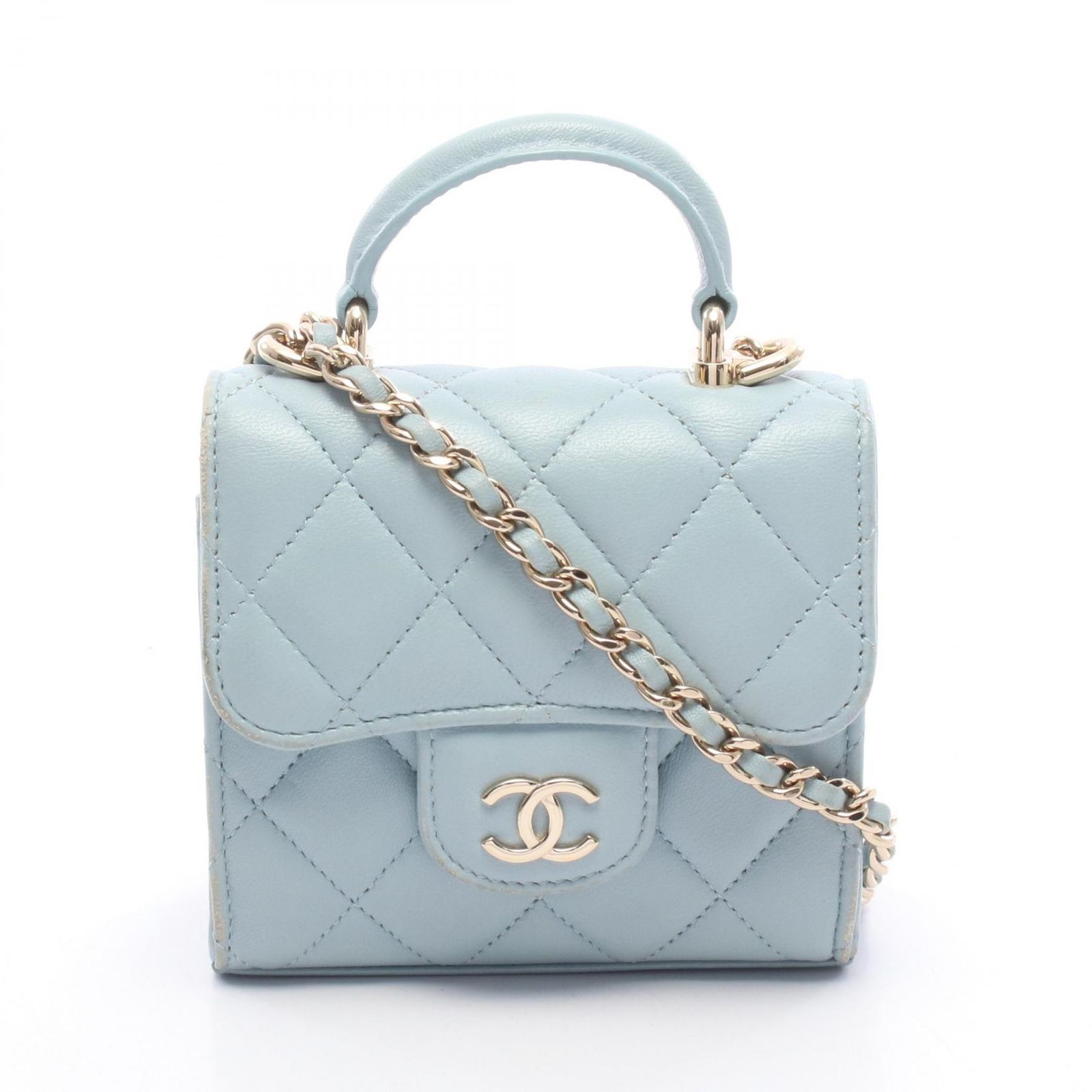 シャネル CHANEL ショルダーバッグ ミニマトラッセ チェーン クラッチ