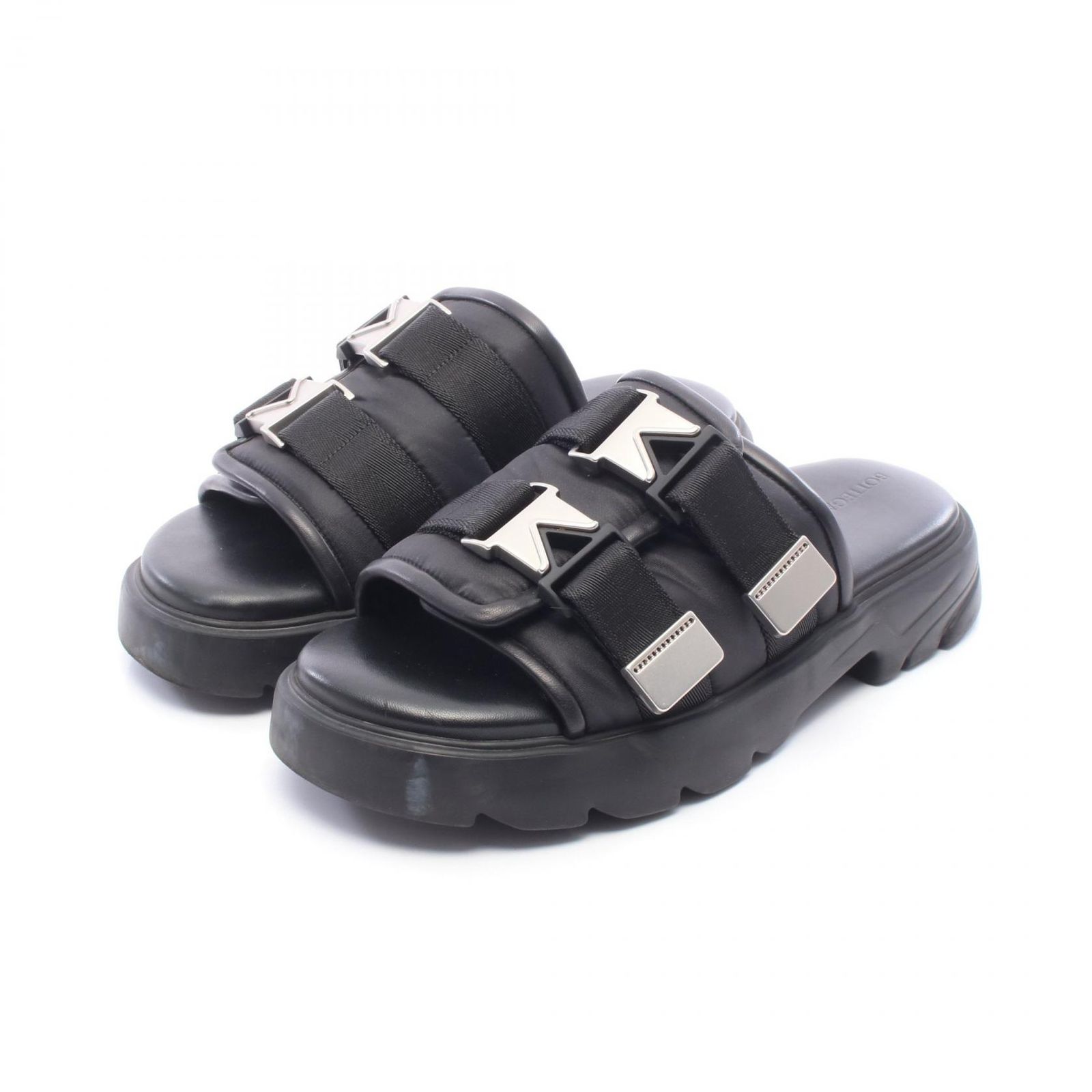42 ヴォッテガヴェネタ　フラッシュスライドサンダル ブラック ボッテガヴェネタ BOTTEGA VENETA サンダル FLASH フラッシュ ブラック