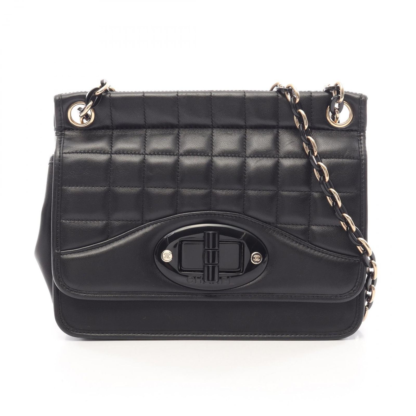 シャネル CHANEL ショルダーバッグ チョコバー 2.55 コンビ金具