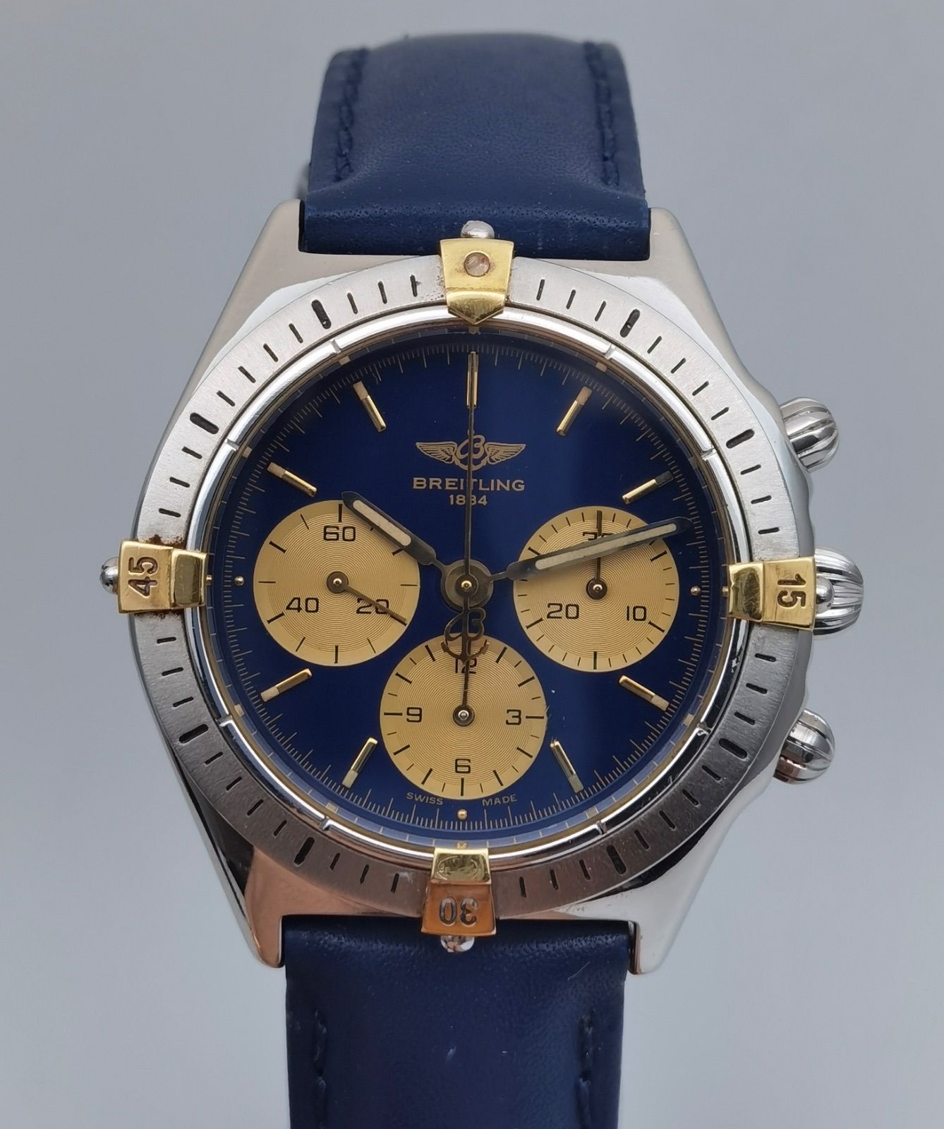 中古 ブライトリング BREITLING カリスト 80520 クロノグラフ レマニア
