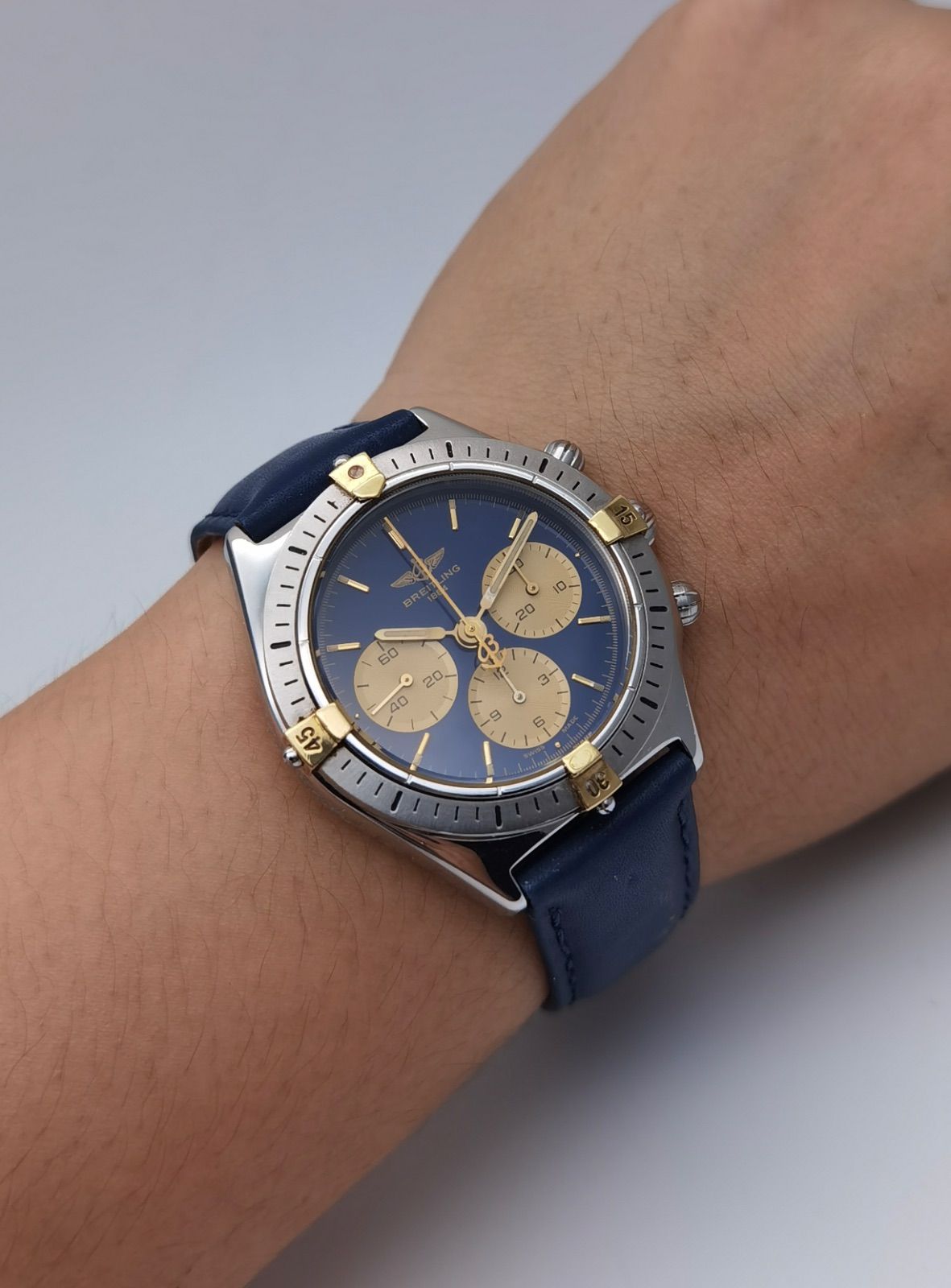 中古 ブライトリング BREITLING カリスト 80520 クロノグラフ レマニア