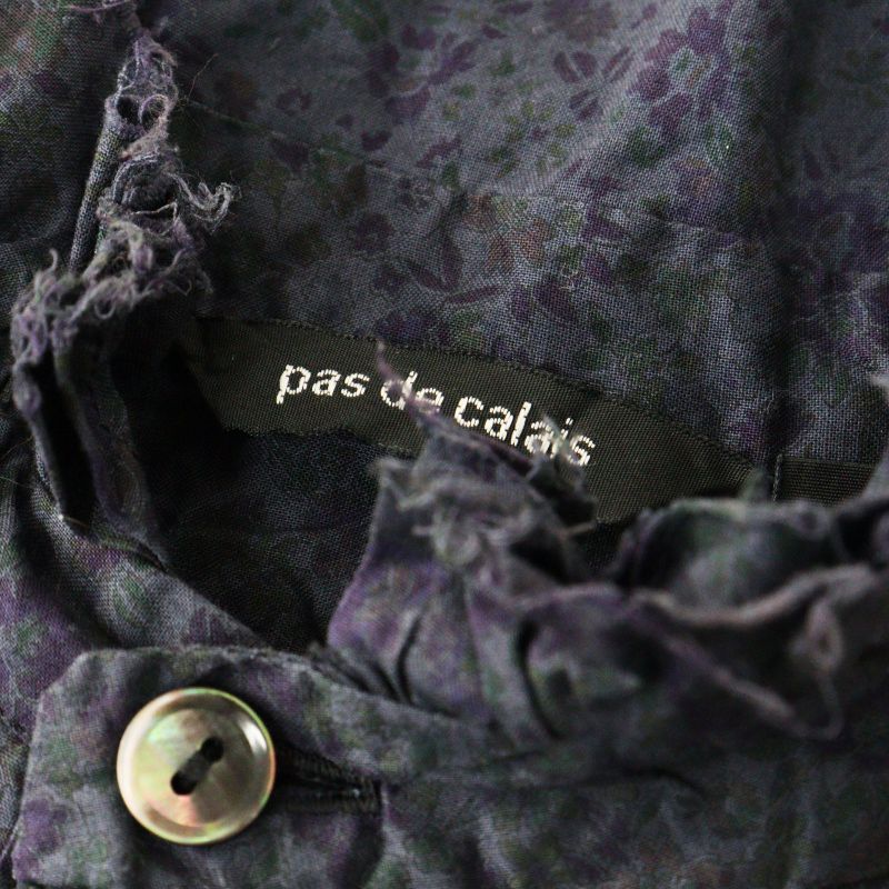 美品 2023SS パドカレ pas de calais Creeping Thyme Print 長袖