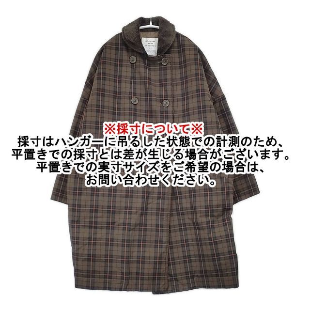 GRANDMA MAMA DAUGHTER SOLOTEX ラウンドカラー ワイド ボア チェック