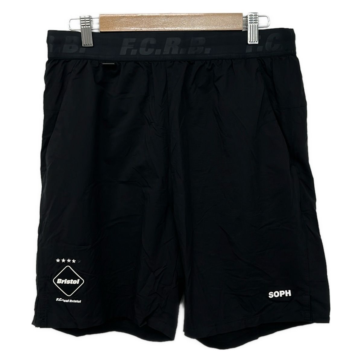 F.C.Real Bristol(F.C.R.B.)(エフシーレアルブリストル) パンツ サイズL美品 黒 17,200円