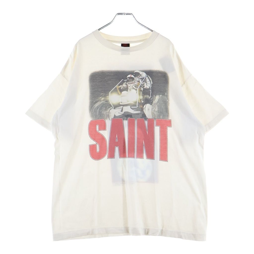 SAINT MICHAEL セントマイケル 両面プリント Tシャツ L 白 SAINT MICHAEL (セントマイケル) 24SS ×FREEDOM FD-SS TEE フリーダム