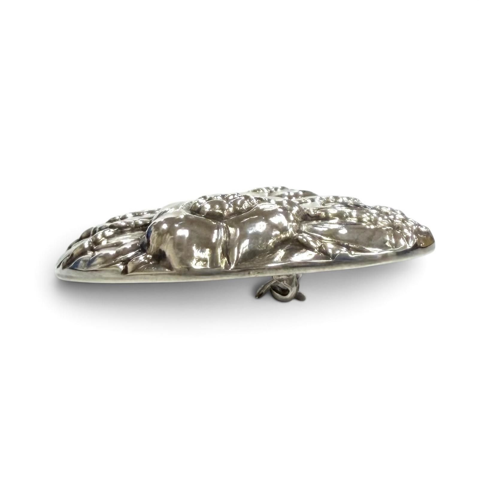 美品☆Georg Jensen ジョージジェンセン 42 925 フローラルリース