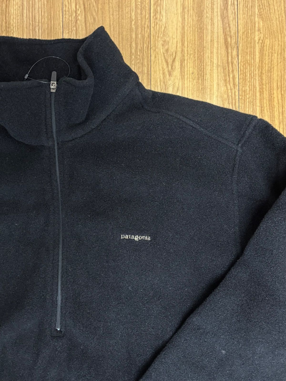 タグ付 デッドストック 02s パタゴニア Capilene EW Fleece Zip-T テクニカル ベースレイヤー キャプリーン 厚手 BLK Mサイズ