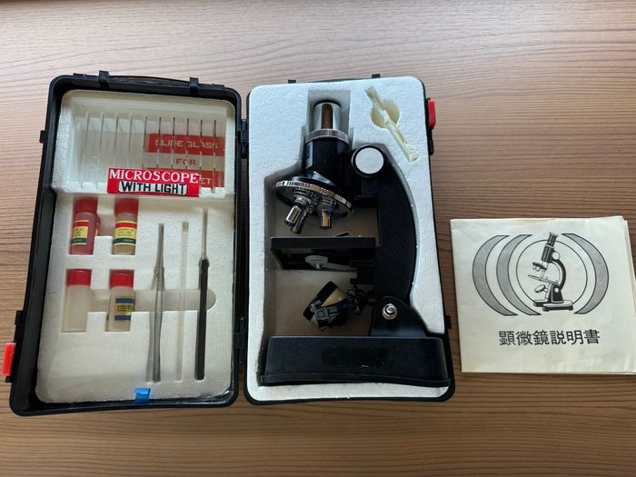TSCO TOKYO レトロ 顕微鏡セット 100X-600X 現状品 - メルカリ