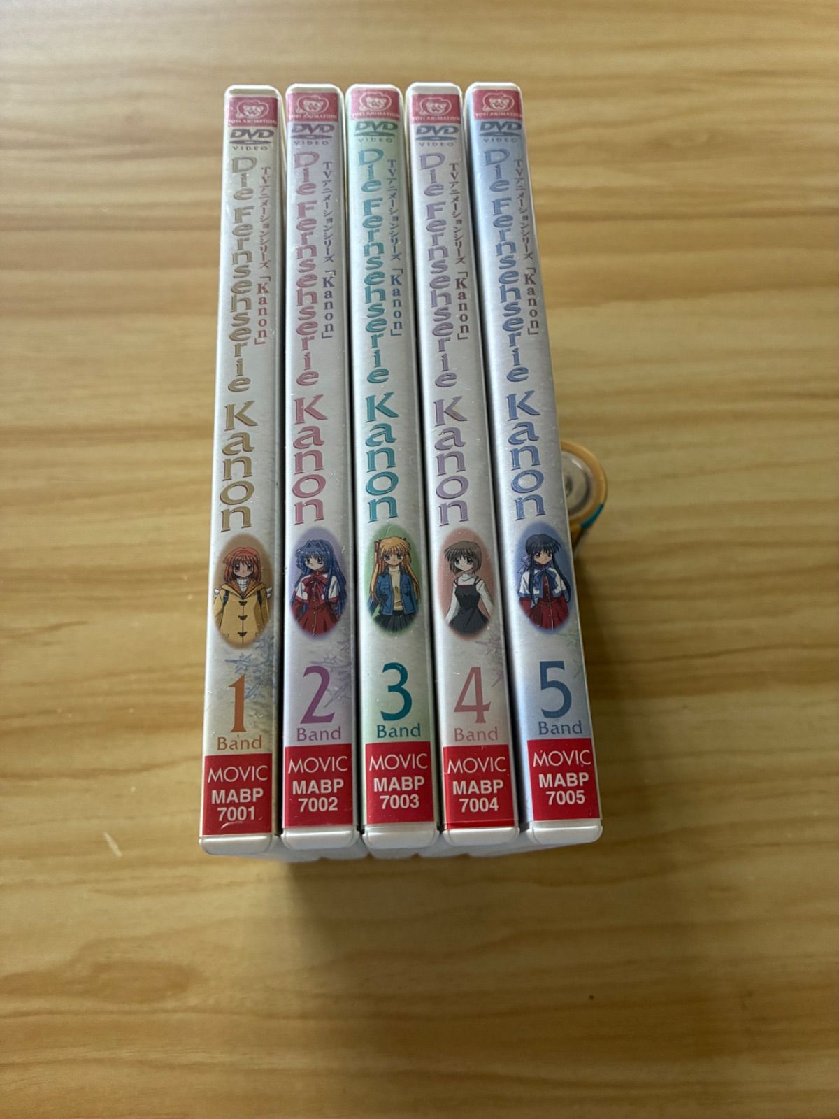 中古］Die Fernsehserie Kanon カノン 1-5 (5巻セット)（特製しおり