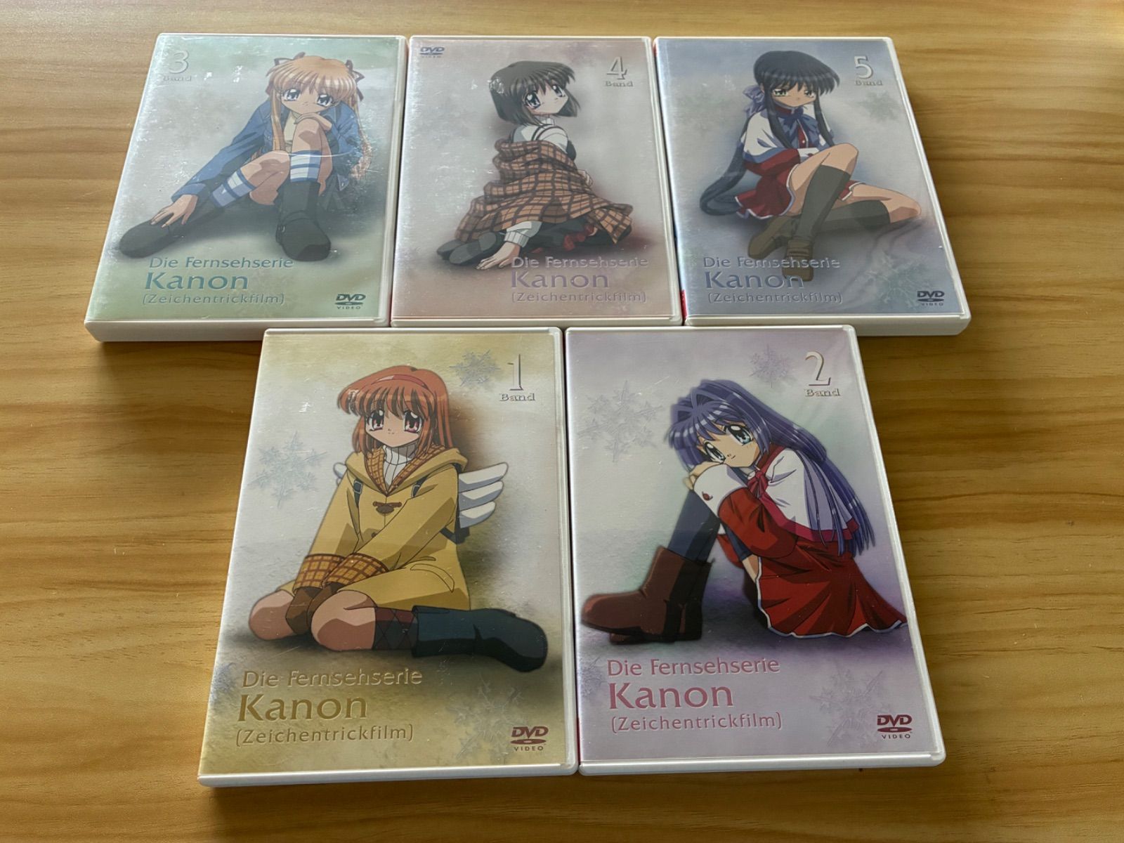 中古］Die Fernsehserie Kanon カノン 1-5 (5巻セット)（特製しおり