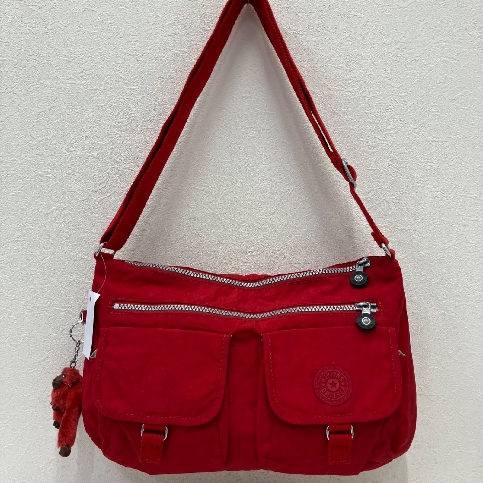 9711 KIPLING キプリング ショルダーバッグ 斜め掛け 紐調節可能 