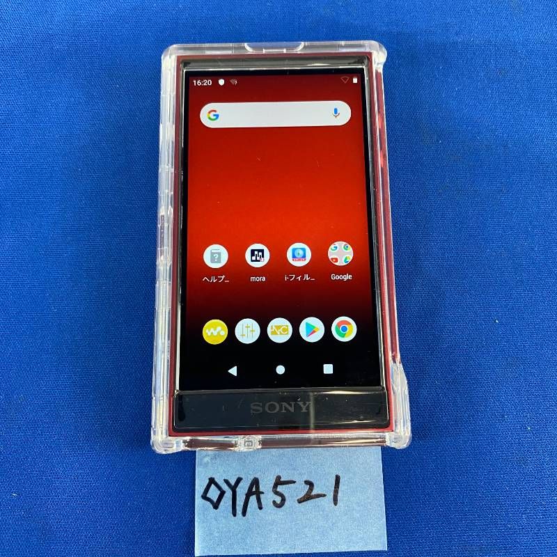 「新品同様」SONY Walkman 本体 レッド ケース付き ◇YA521【本体のみ】SONY Walkman NW-A106 32GB Type-C給電モデル red