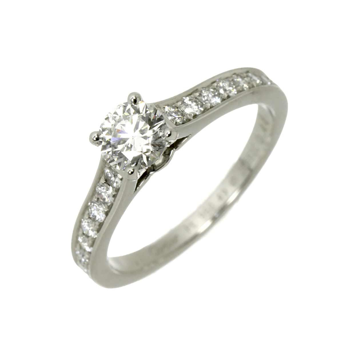 カルティエ Cartier ソリテール ダイヤ 0.44ct G/VVS1/3EX #49 リング