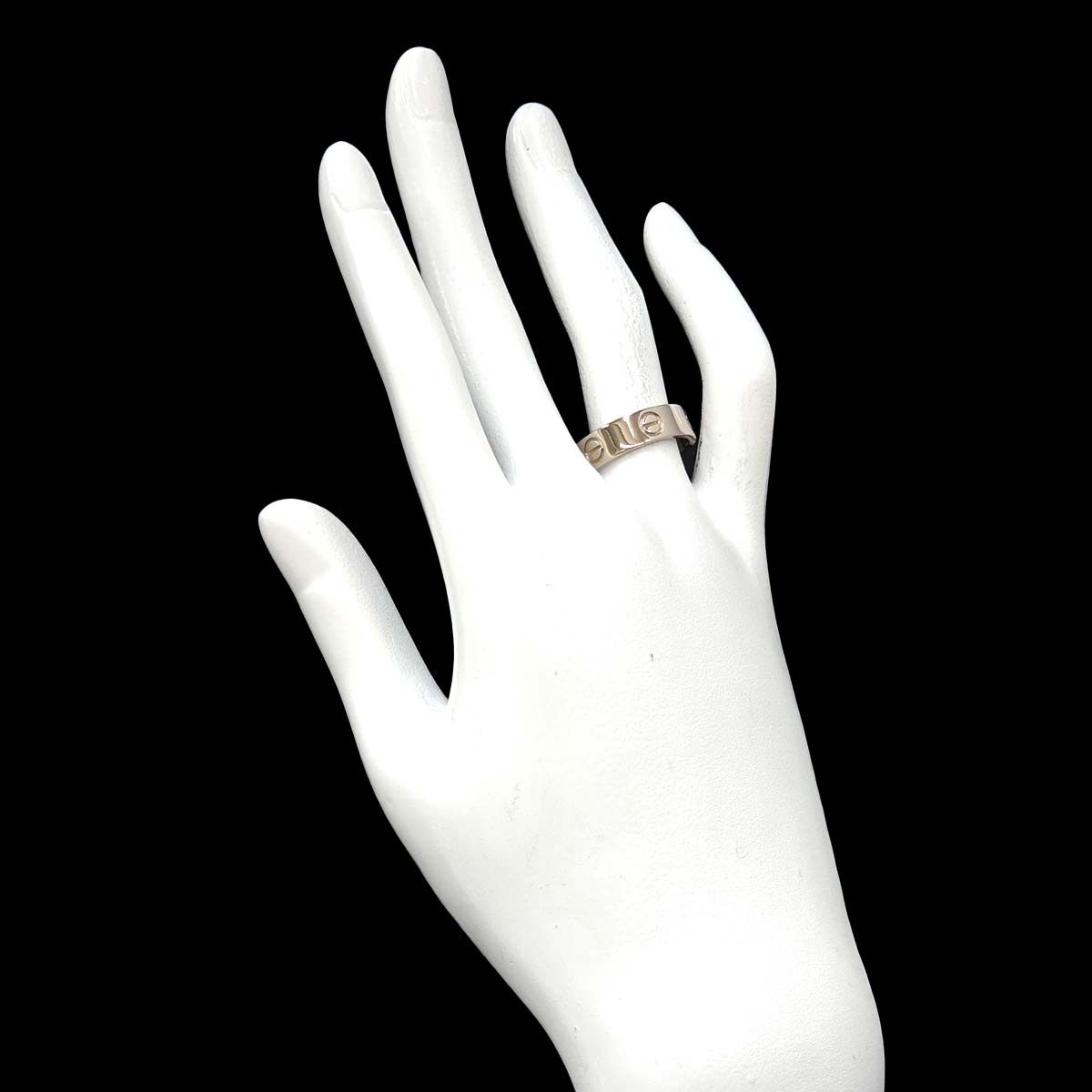 カルティエ Cartier ラブ #54 リング K18 WG ホワイトゴールド 750