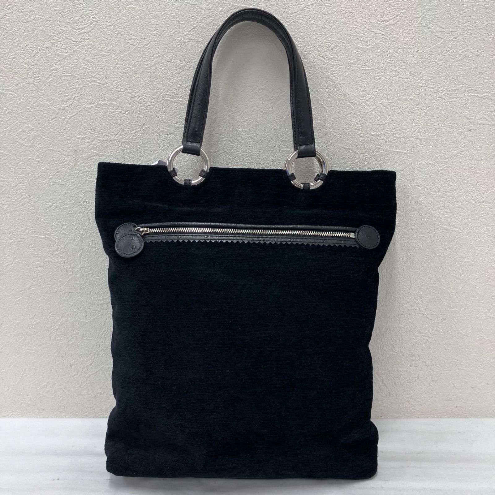 Think Bee シンクビー タグ付き 美品 スパンコール 刺繍 トートバッグ 9793 Think Bee! シンクビー！ トートバッグ ブラックポンド