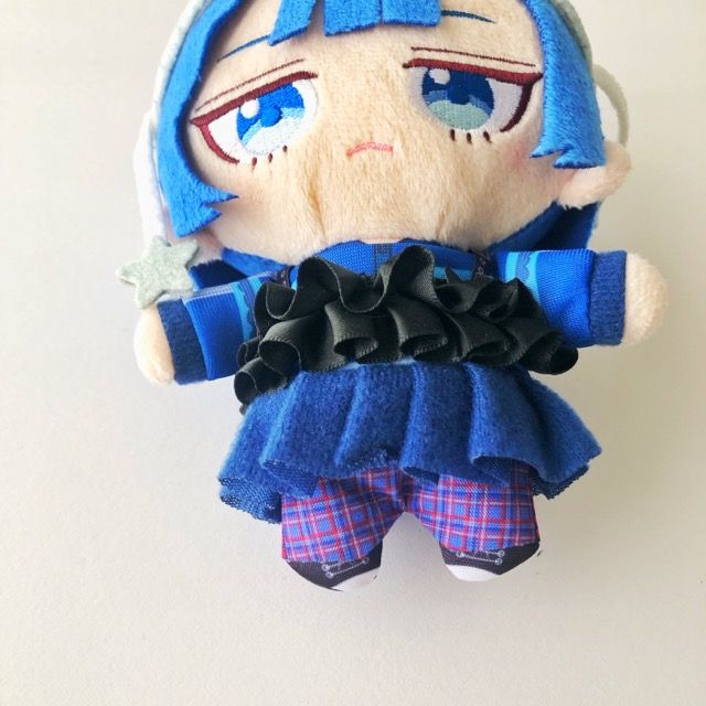 DUSTCELL ぬいぐるみ EMA ファーキーホルダー 黒 2点セット【I2294-007