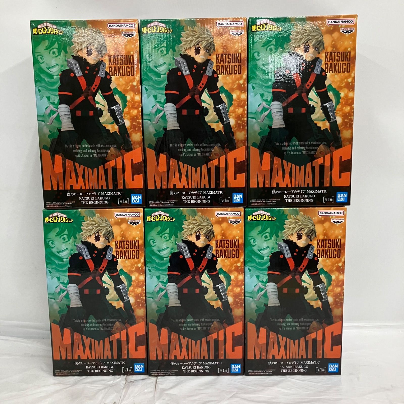 未開封 僕のヒーローアカデミア MAXIMATIC 爆豪勝己 フィギュア 6個