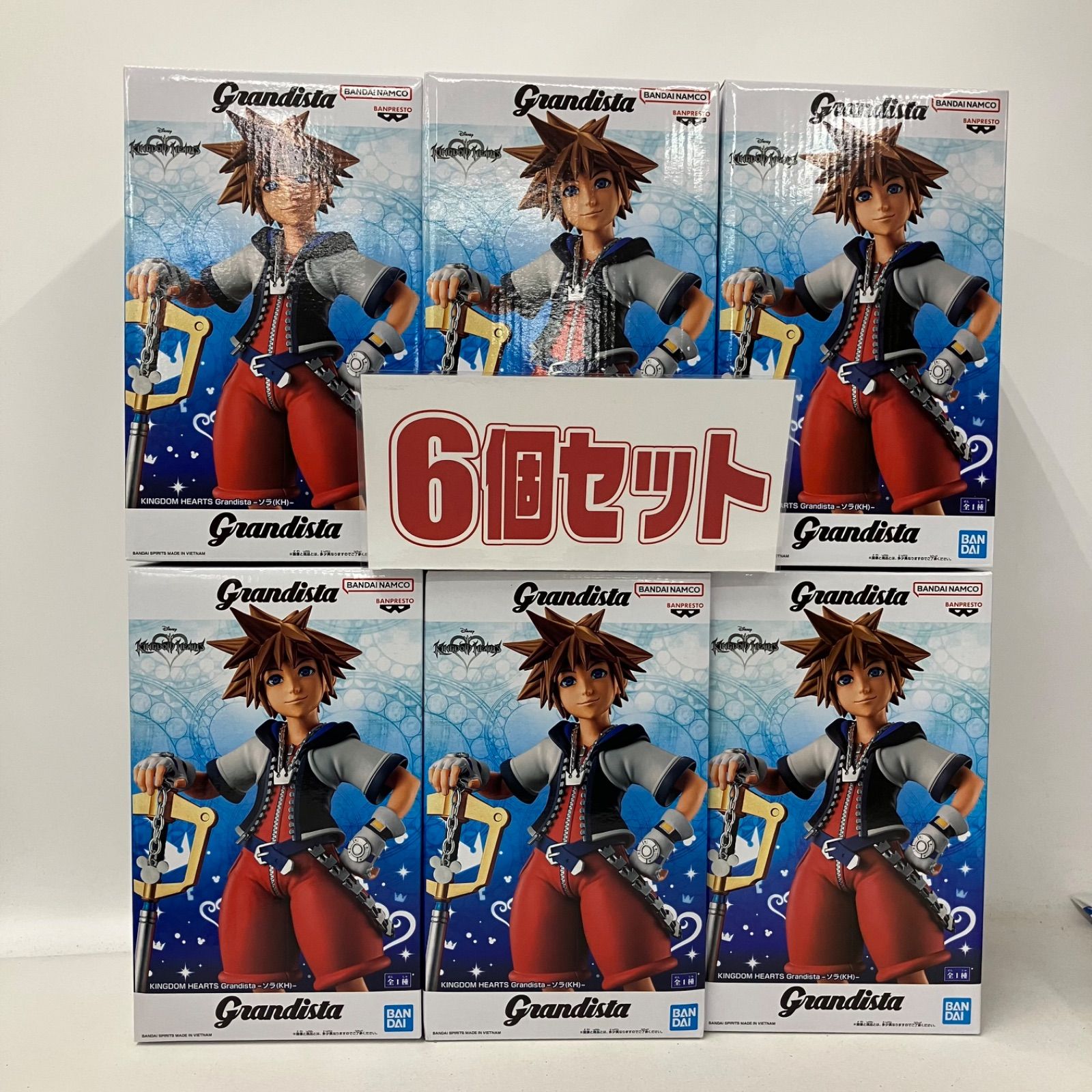 未開封 キングダムハーツ Grandista フィギュア ソラ 6個セット LFK341