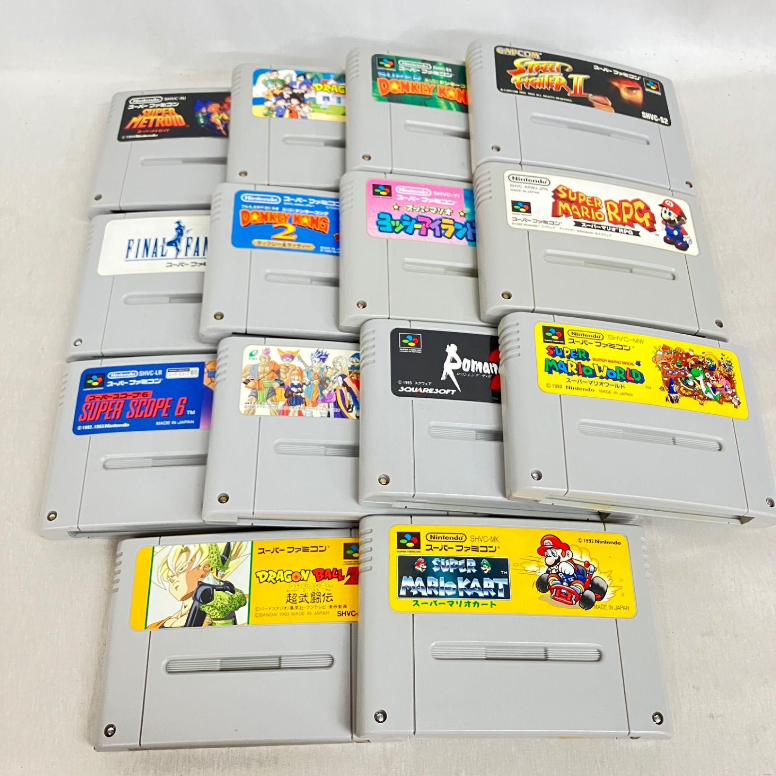 中古 スーパーファミコン ソフト まとめ 14個セット YDK034 c061