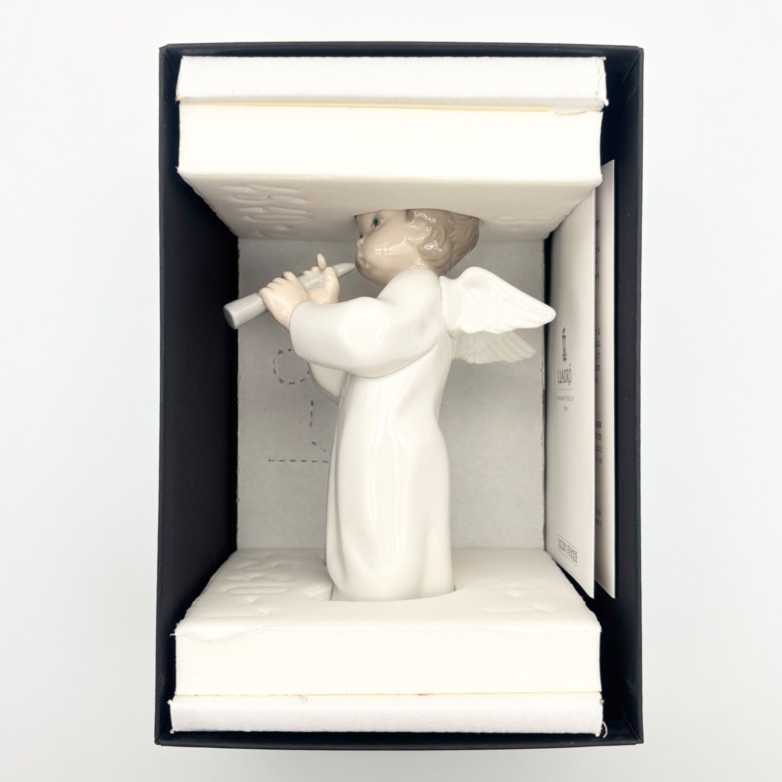 美品】LLADRO 可愛いフルート 天使 4540 フィギュリン リヤドロ 置物