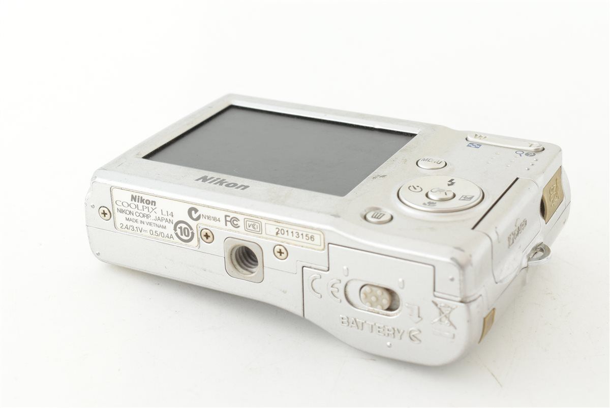Nikon ニコンCOOLPIX L14 シルバー コンパクトデジタルカメラ EF-TN