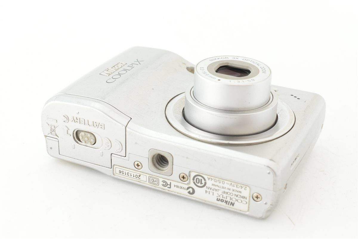 Nikon ニコンCOOLPIX L14 シルバー コンパクトデジタルカメラ EF-TN