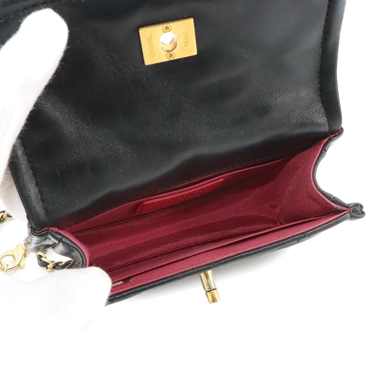 新品同様 シャネル CHANEL ミニ マトラッセ 2way チェーン ハンド