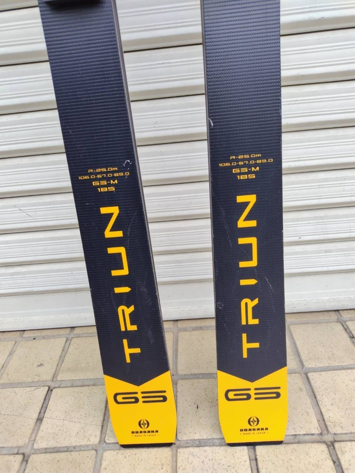 OGASAKA TRIUN GS-M 185cm 21-22モデル/スキー板/ビンディング付き